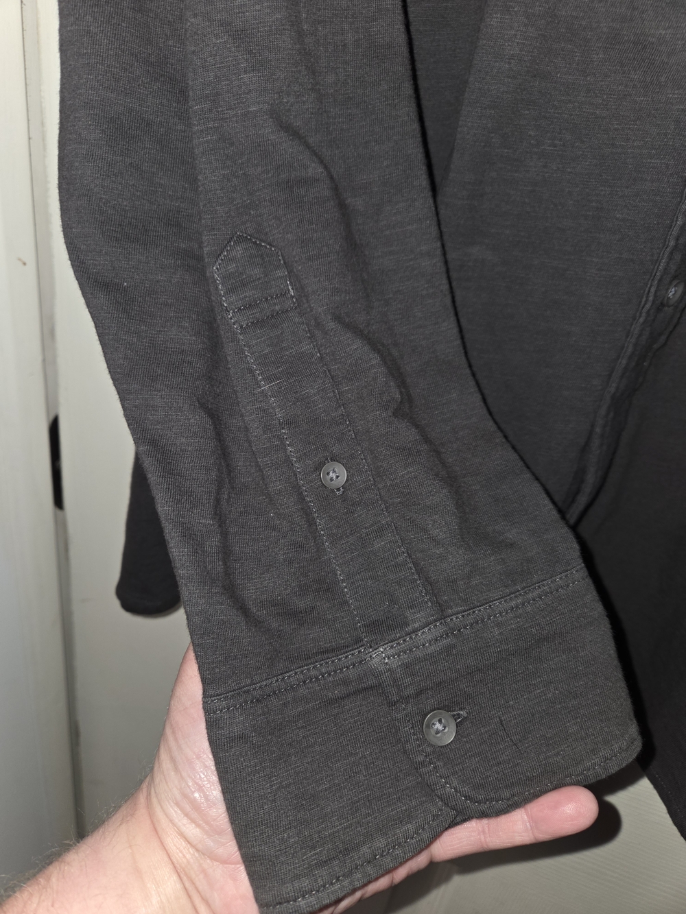 Faherty Mens 3xl Gray 100% Cotton Button Down Shirt - Picture 3 of 8
